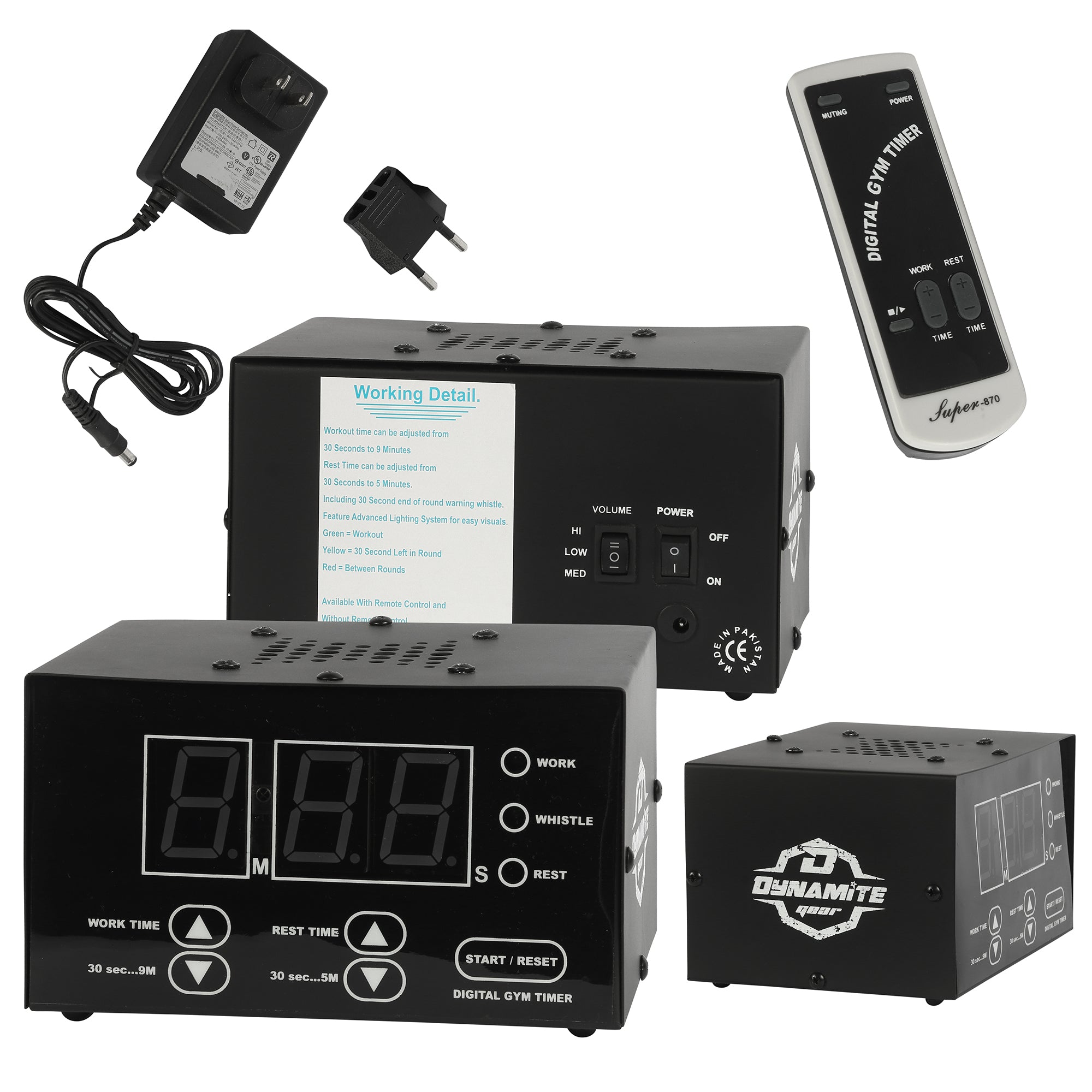 Timer With Remote Control Digital Timer with remote control – Dynamite Gear