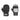 Boxing Gloves - Synthetic Leather White/Black